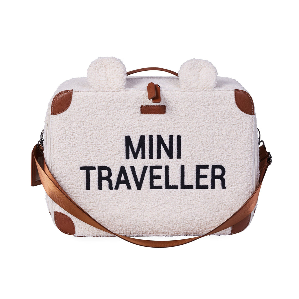 Childhome Mini Traveller Valiesje | Teddy Ecru