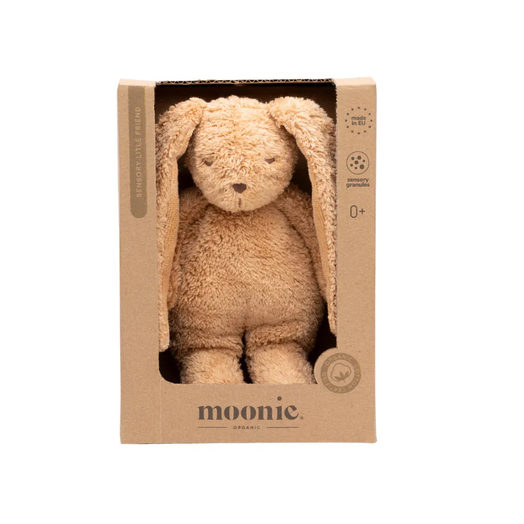 Moonie Sensory Little Teddy Bunny | Cappuccino