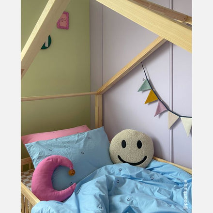 Studio Ditte Dekbedovertrek 140x220cm | Smiley Blue