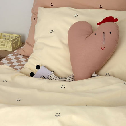 Studio Ditte Dekbedovertrek 140x220cm | Smiley Vanilla