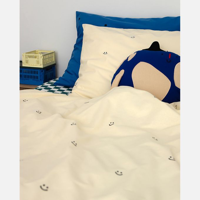 Studio Ditte Dekbedovertrek 140x220cm | Smiley Vanilla