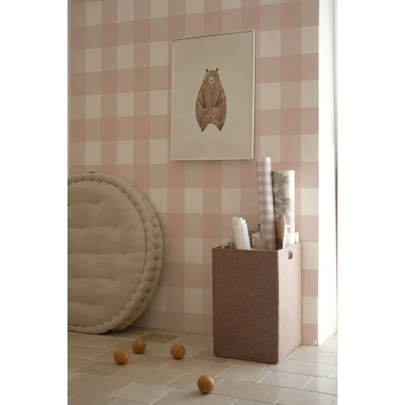 Dekornik Behang Check Classic Pink