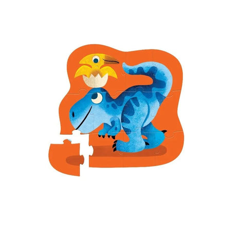 Crocodile Creek Shaped Box Puzzel 12ST | Dino Friends