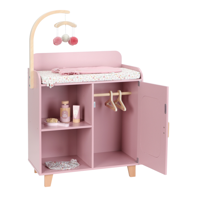 Little Dutch Houten Poppencommode | Roze