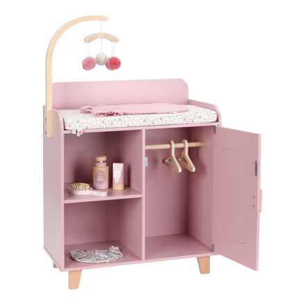 Little Dutch Houten Poppencommode | Roze