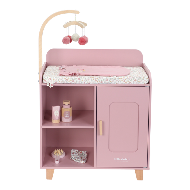 Little Dutch Houten Poppencommode | Roze