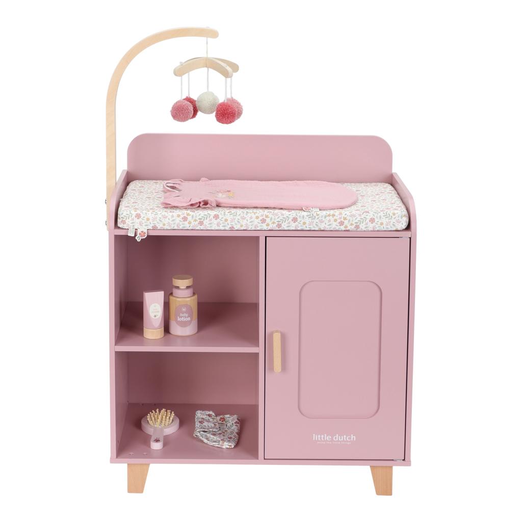 Little Dutch Houten Poppencommode | Roze