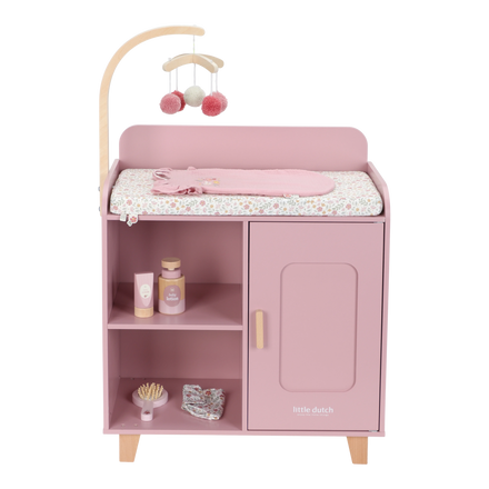 Little Dutch Houten Poppencommode | Roze