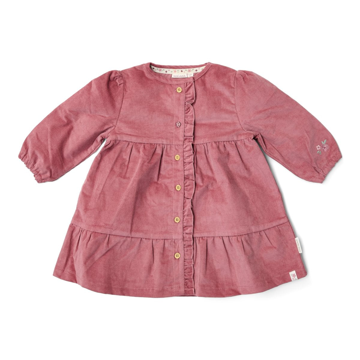 Little Dutch Jurkje Lange Mouw | Roze