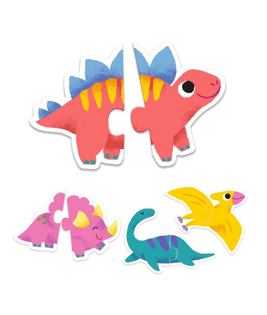 Djeco Puzzel Duo | Duo Dinos