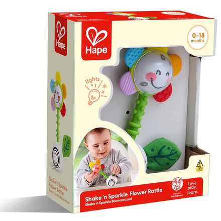 Hape Shake 'n Sparkle Flower Rammelaar