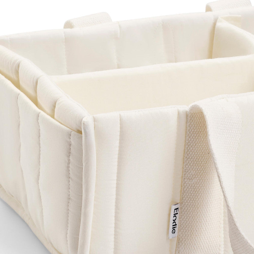 Elodie Details organizer Creamy White met stevige handvatten, makkelijk verplaatsbaar, bij De Gele Flamingo