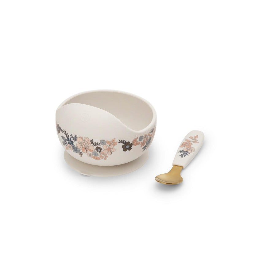 Elodie Details Silicone Bowl Set | Blue Garden