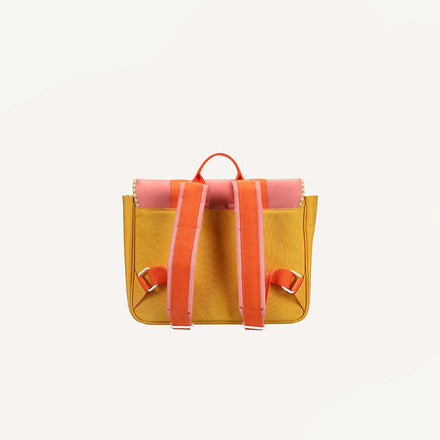 Sticky Lemon Boekentas | Coral Pink + Submarine Yellow