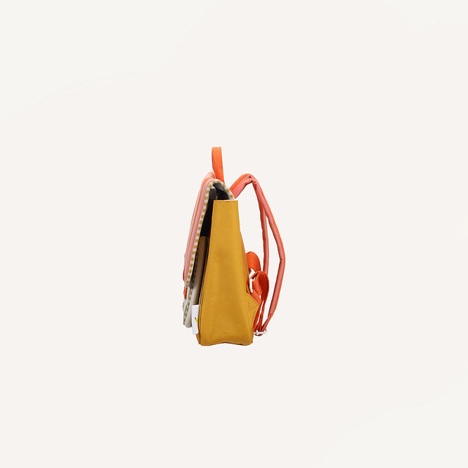 Sticky Lemon Boekentas | Coral Pink + Submarine Yellow