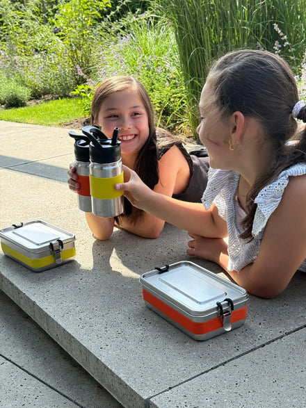 Tress RVS Lunchbox | Happy Orange