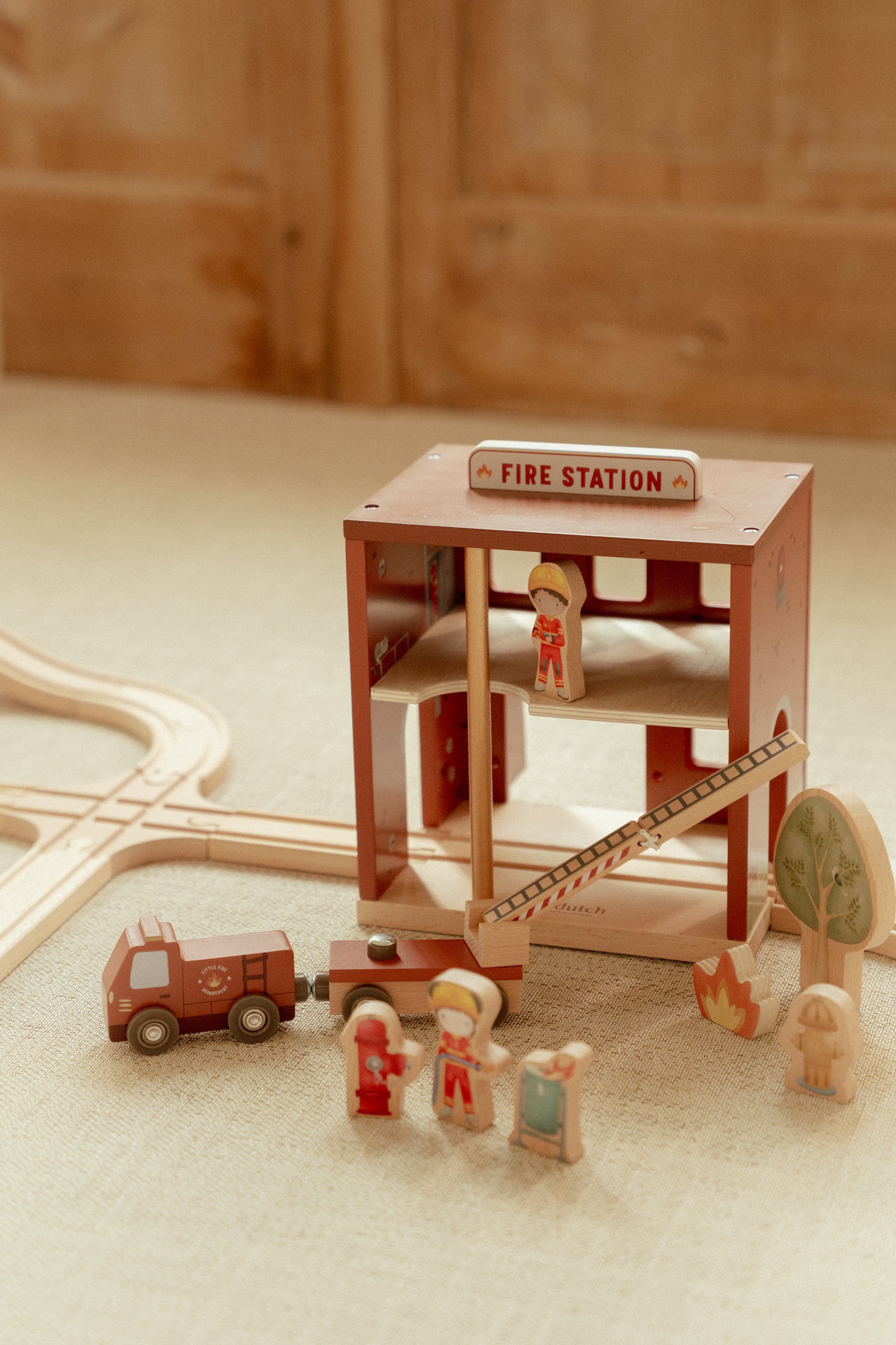 Little Dutch Houten Brandweerkazerne