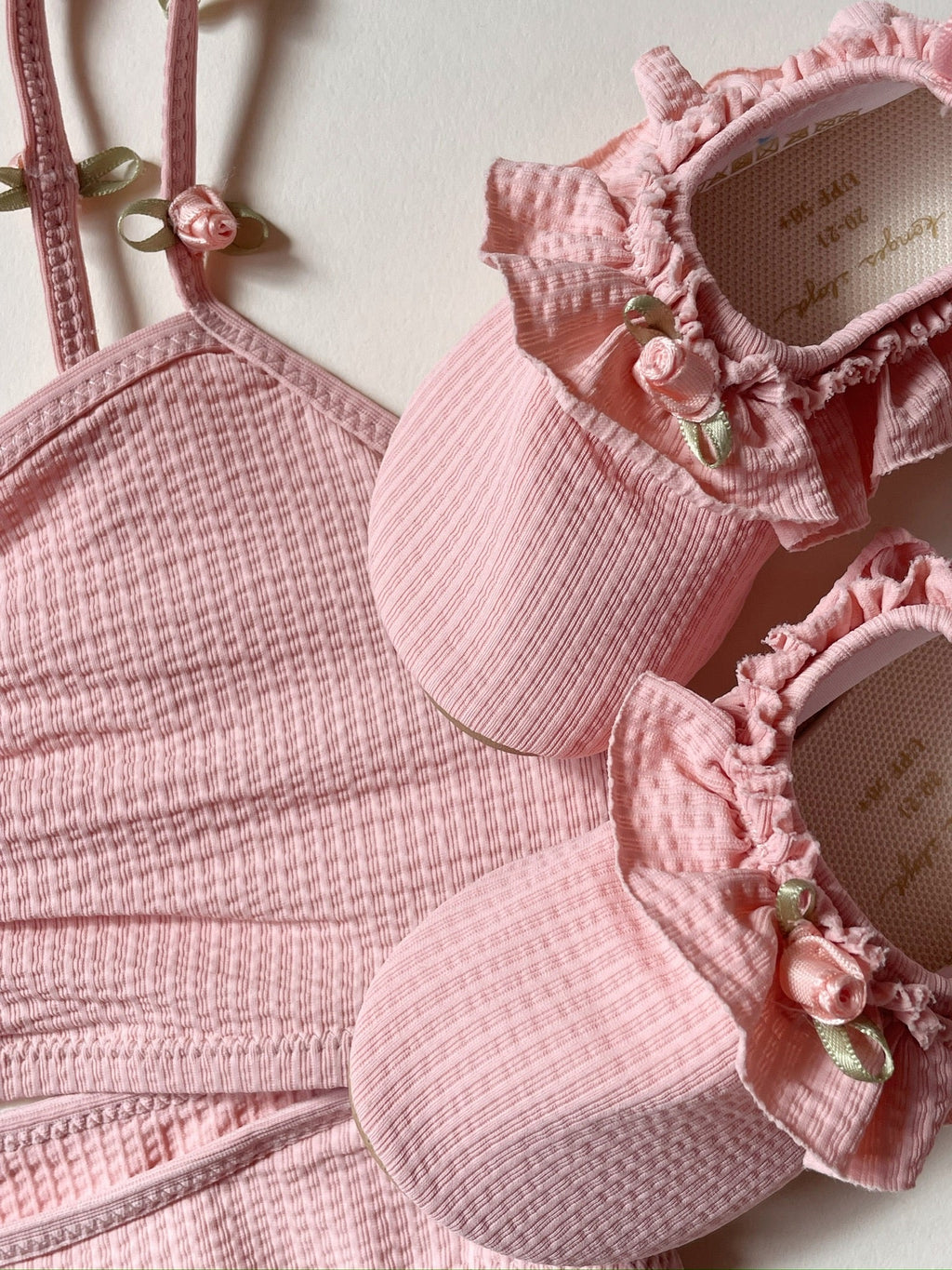 Konges Sløjd Fleuri Zwemschoentjes | Powder Pink