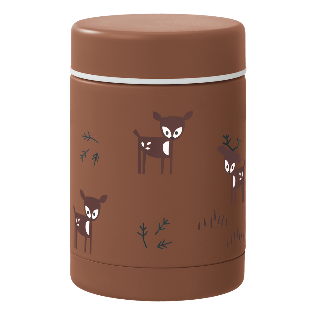 Fresk Thermische Food Jar 300ml | Deer Amber Brown