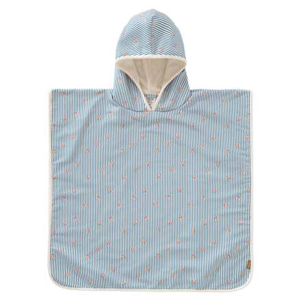 Fresk UV Poncho | Stripes & Crabs