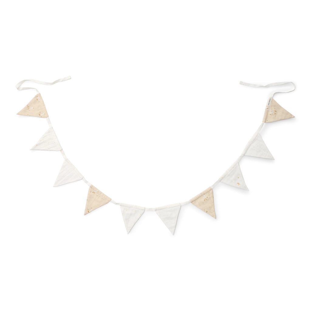 Little Dutch Slinger Met Vlaggetjes Little Goose | Beige
