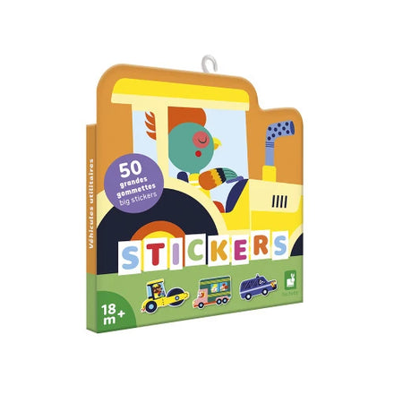 Janod 50 Grote Stickers | Bedrijfsvoertuigen