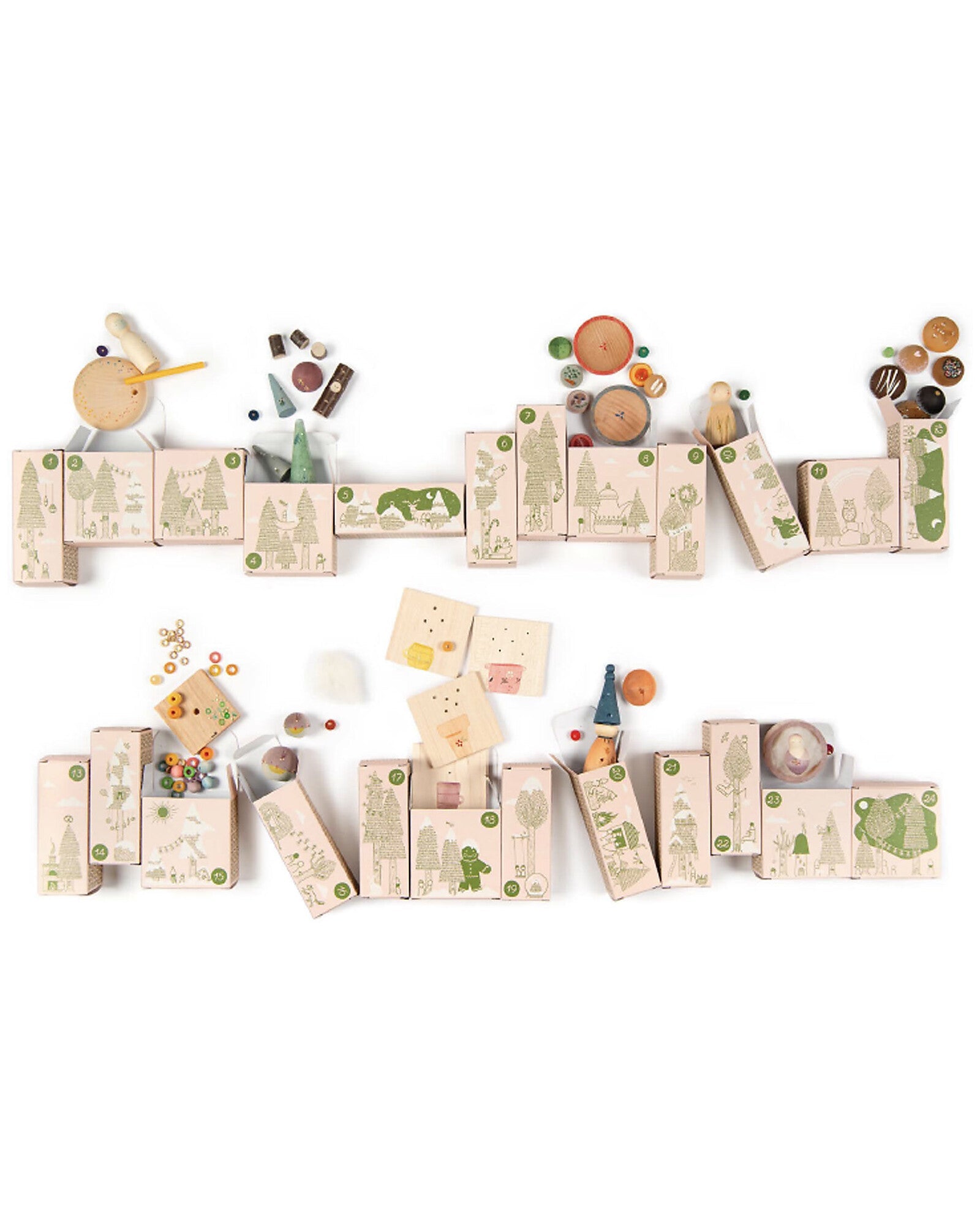 Grapat Adventskalender 2025 | 24 Doosjes 180 stuks