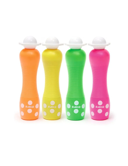Djeco Set 4 Wasbare Mousse Stiften | Neon