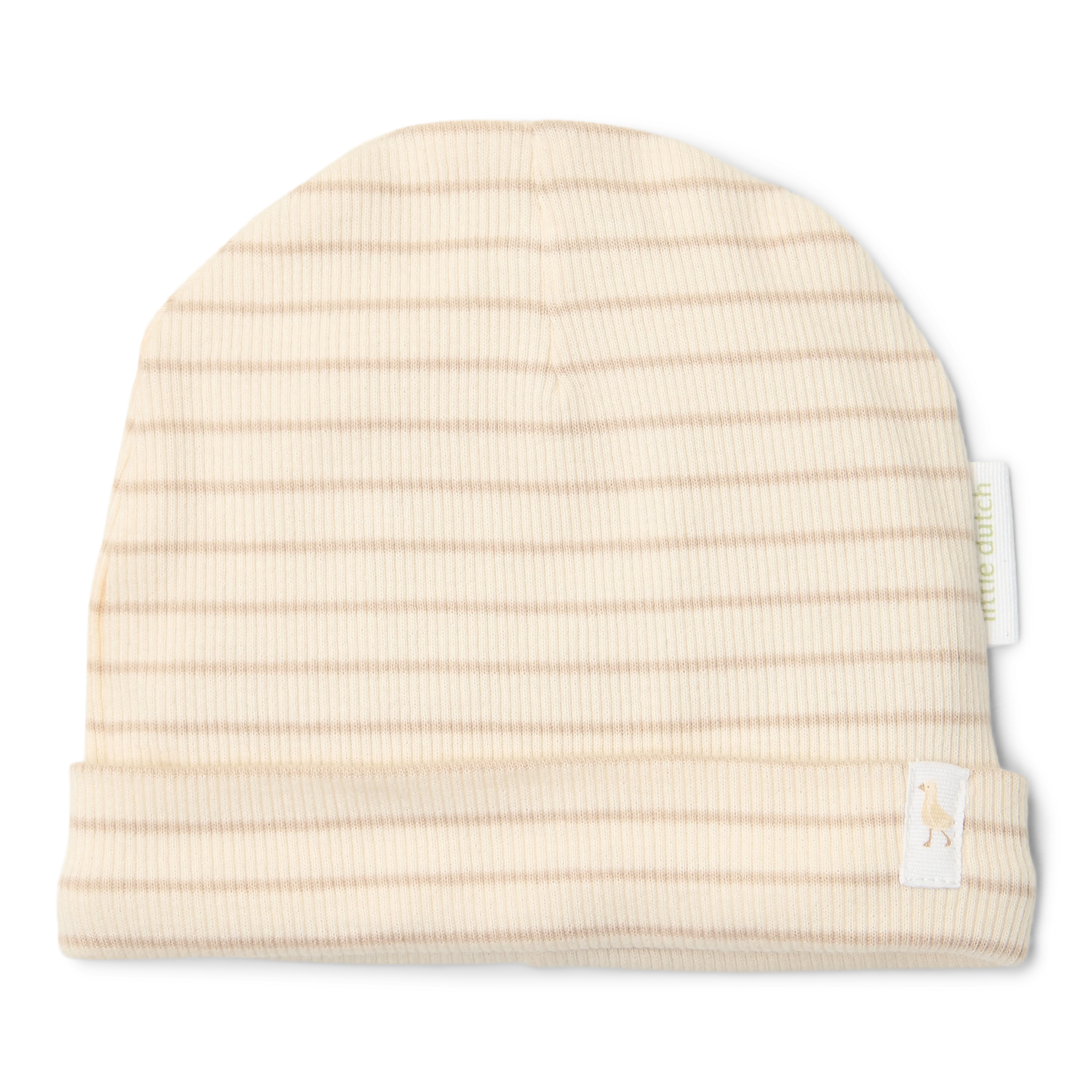 Little Dutch Muts Soft Beige Stripe