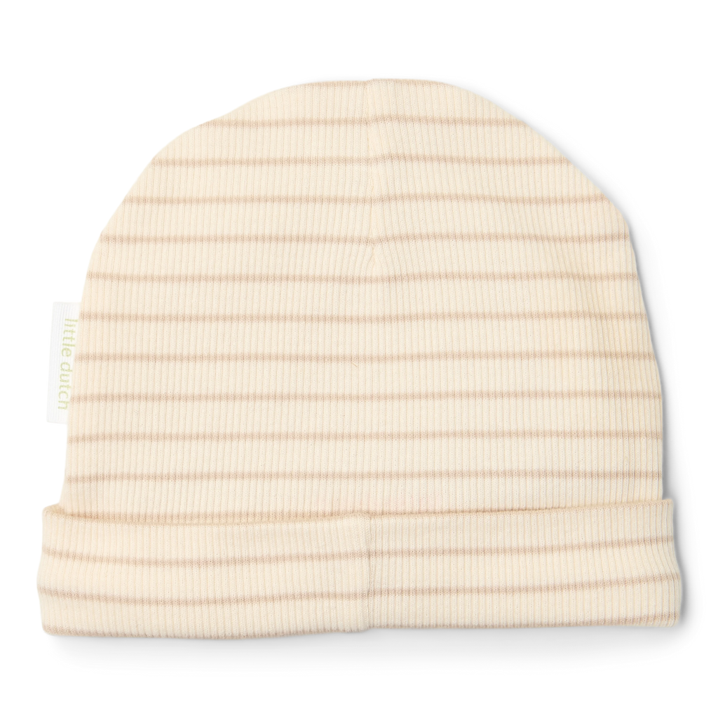 Little Dutch Muts Soft Beige Stripe