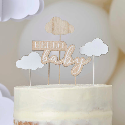 Cake topper | Hello Baby