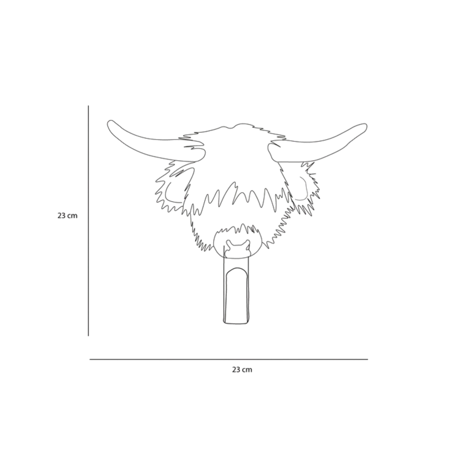 Wild & Soft Kapstok | Highland Koe PRE-ORDER