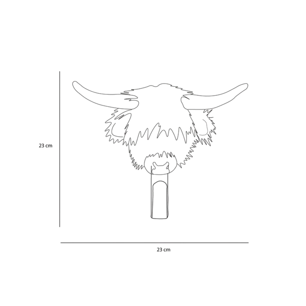 Wild & Soft Kapstok | Highland Koe PRE-ORDER