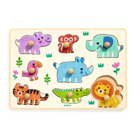 Djeco Houten Puzzel | Hippo & Co