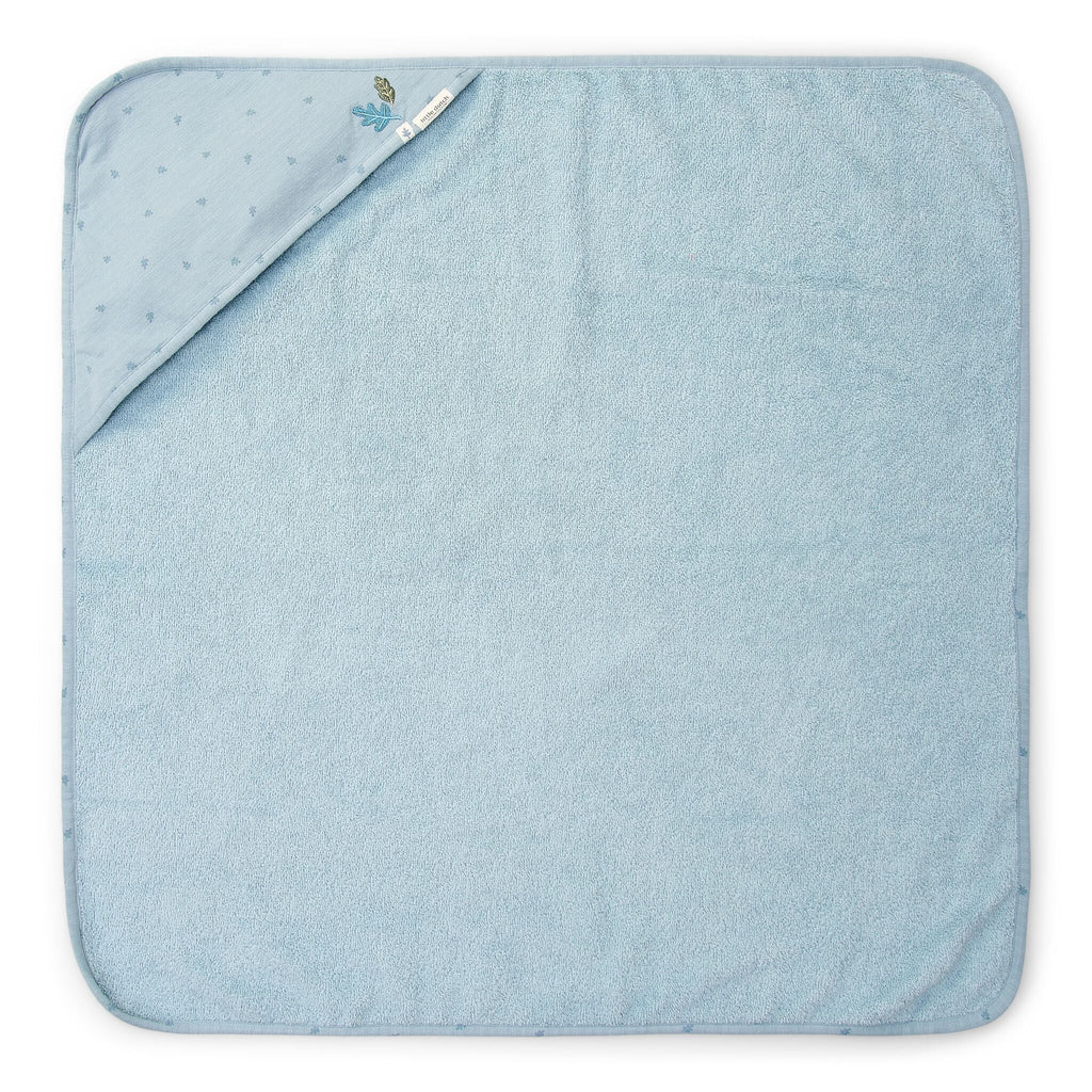 Little Dutch Badcape 100x100 | Pure Denim Blue