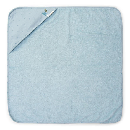 Little Dutch Badcape 100x100 | Pure Denim Blue