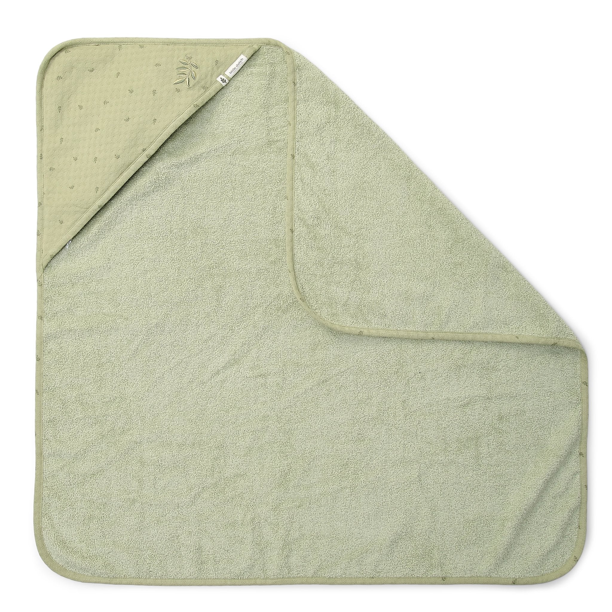 Little Dutch Badcape 100x100 | Pure Sage