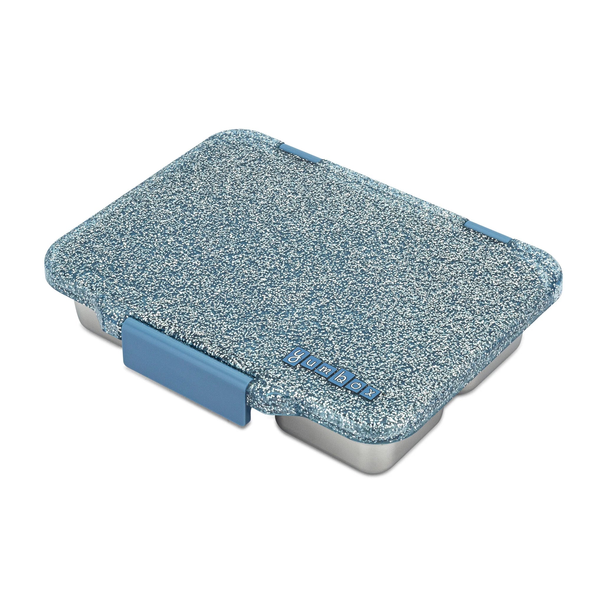 Yumbox Pret 4 Vakken Lekvrije Lunchbox | Parijs Blauw Glitter