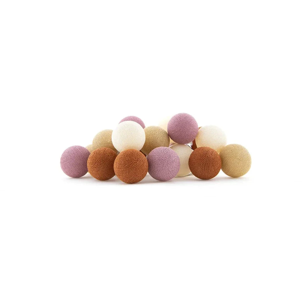 Cotton Ball Lights Lichtslinger 20 stuks | Rusty