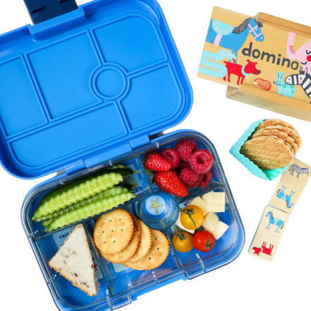 Yumbox Original 6 Vakken Lekvrije Lunchbox | Surf Blauw Raket
