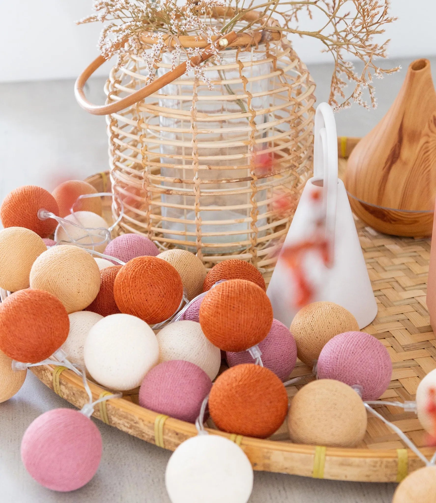 Cotton Ball Lights Lichtslinger 20 stuks | Rusty