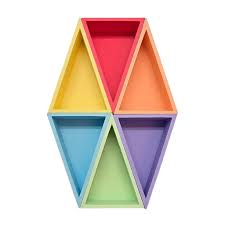 Grennn Speelbakje Mandigo Gelijkbenige driehoek| Pastel