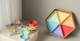 Grennn Speelbakje Mandigo Kwartcirkel Set | Pastel