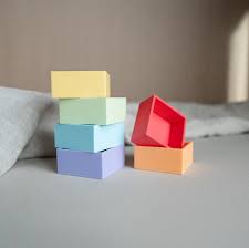 Grennn Speelbakje Mandigo Vierkant| Pastel