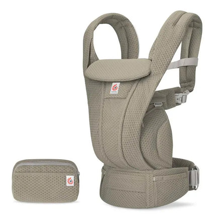 Ergobaby Omni Deluxe Draagzak Mesh | Soft Olive
