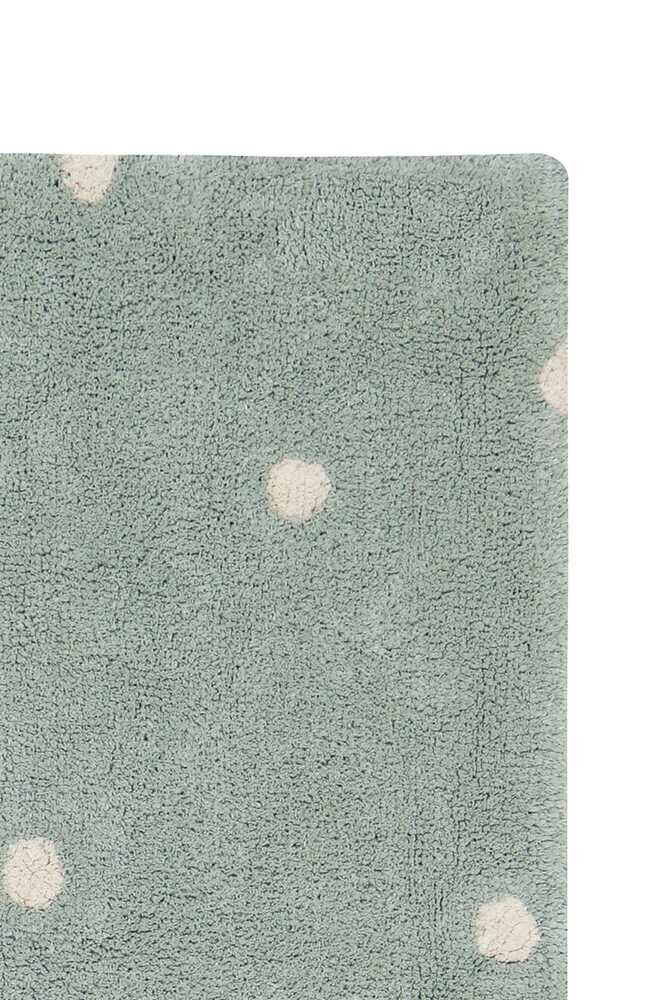 Lorena Canals Machinewasbaar Tapijt Rug 100x150cm | Mini Dot Blue Sage