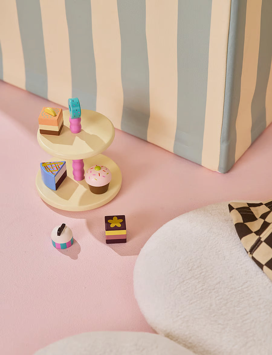 Kid's Concept Cake Houder Met Gebakjes
