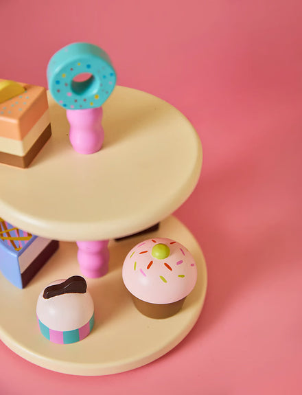 Kid's Concept Cake Houder Met Gebakjes