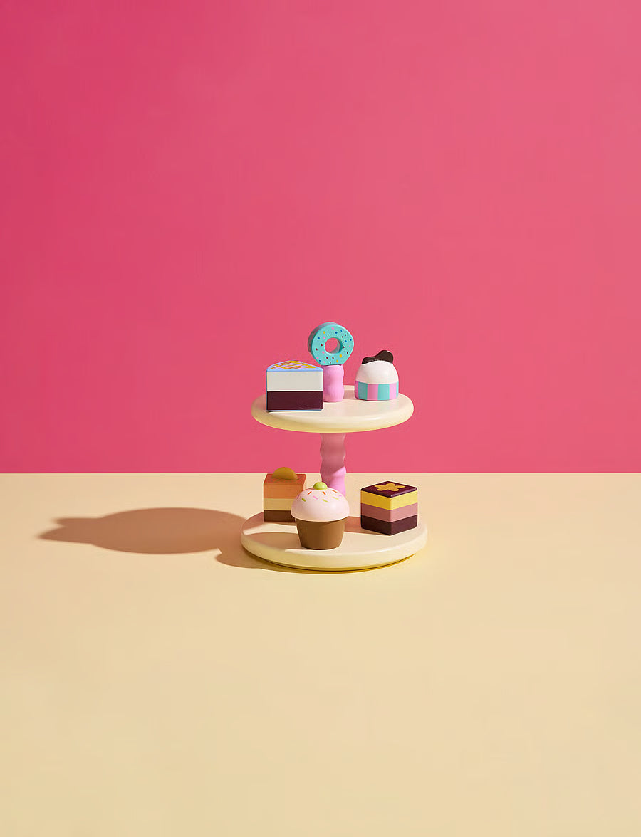 Kid's Concept Cake Houder Met Gebakjes