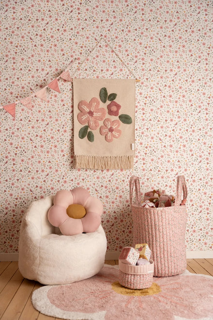 Little Dutch Gebreid Kussen Bloem | Fairy Garden Roze